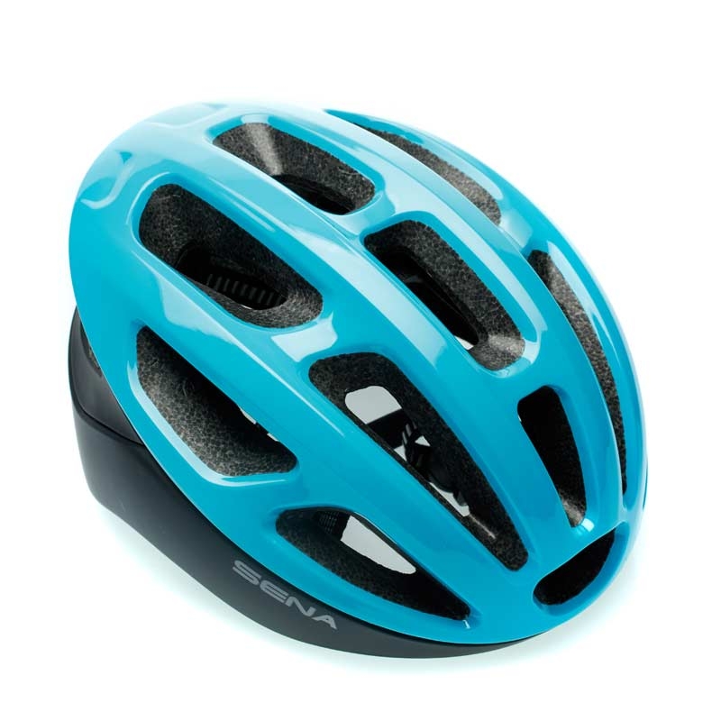 Sena R1 ice blue Größe M smarter Fahrradhelm