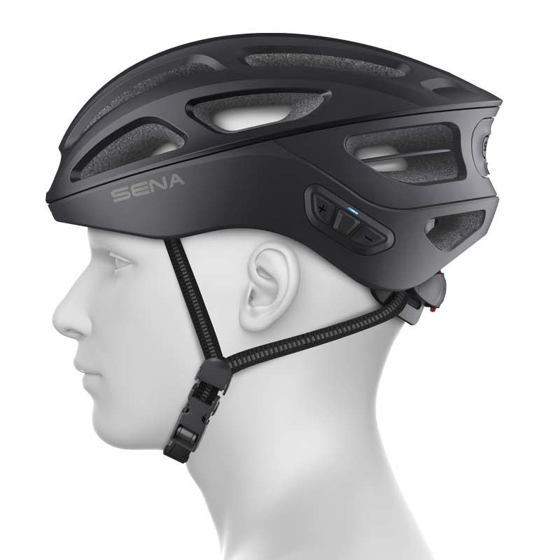 Sena R1 onyx black Größe M smarter Fahrradhelm