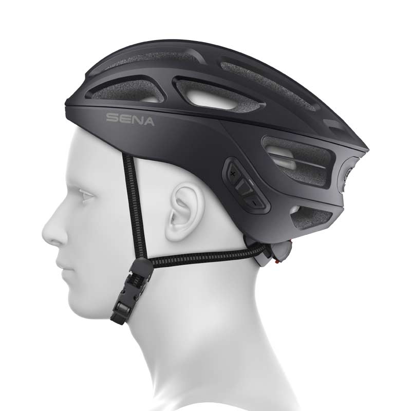 Sena R1 onyx black Größe M smarter Fahrradhelm