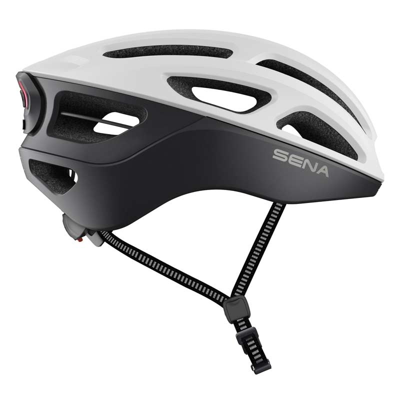 Sena R1 EVO matt white Größe M smarter Fahrradhelm