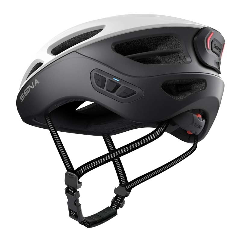 Sena R1 EVO matt white Größe M smarter Fahrradhelm