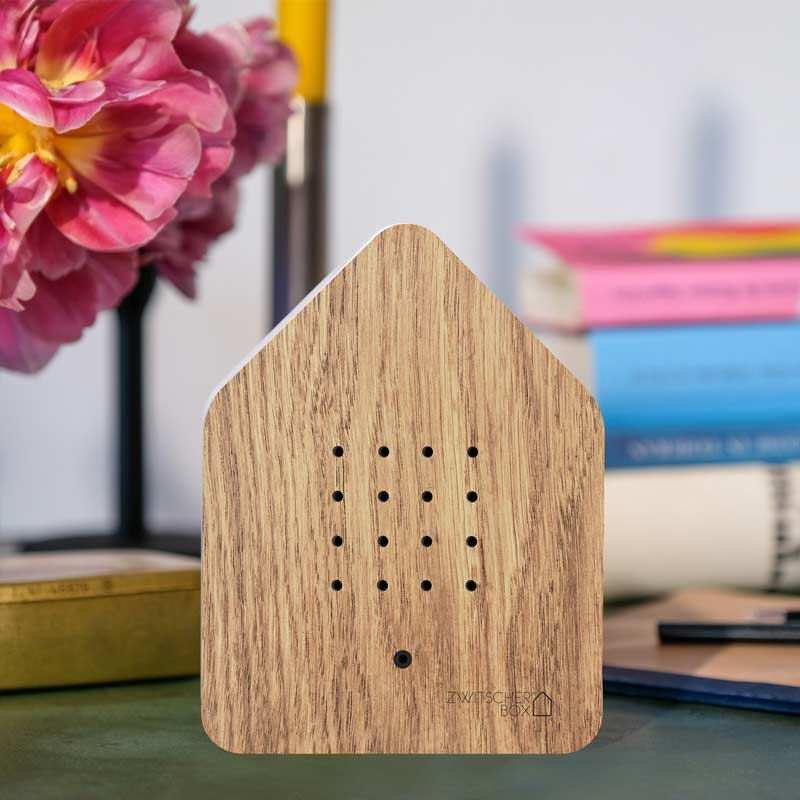 Zwitscherbox Holz bambus (2.Wahl)