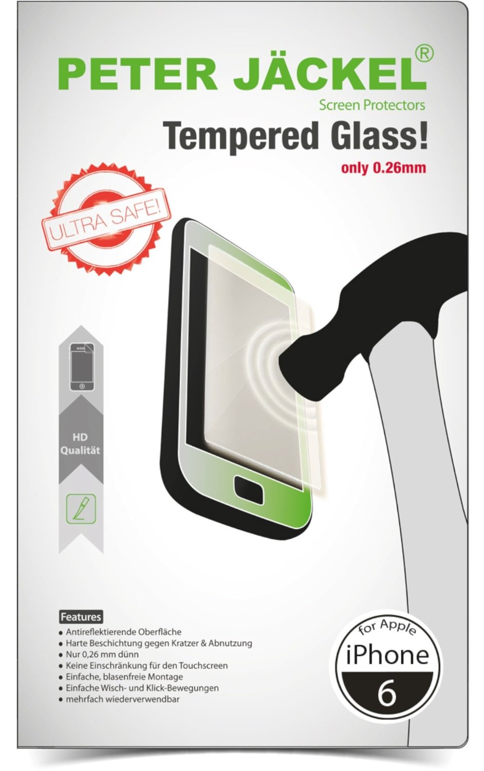 Peter Jäckel Full Display HD Glass Protector für Samsung G930 Galaxy S7 schwarz