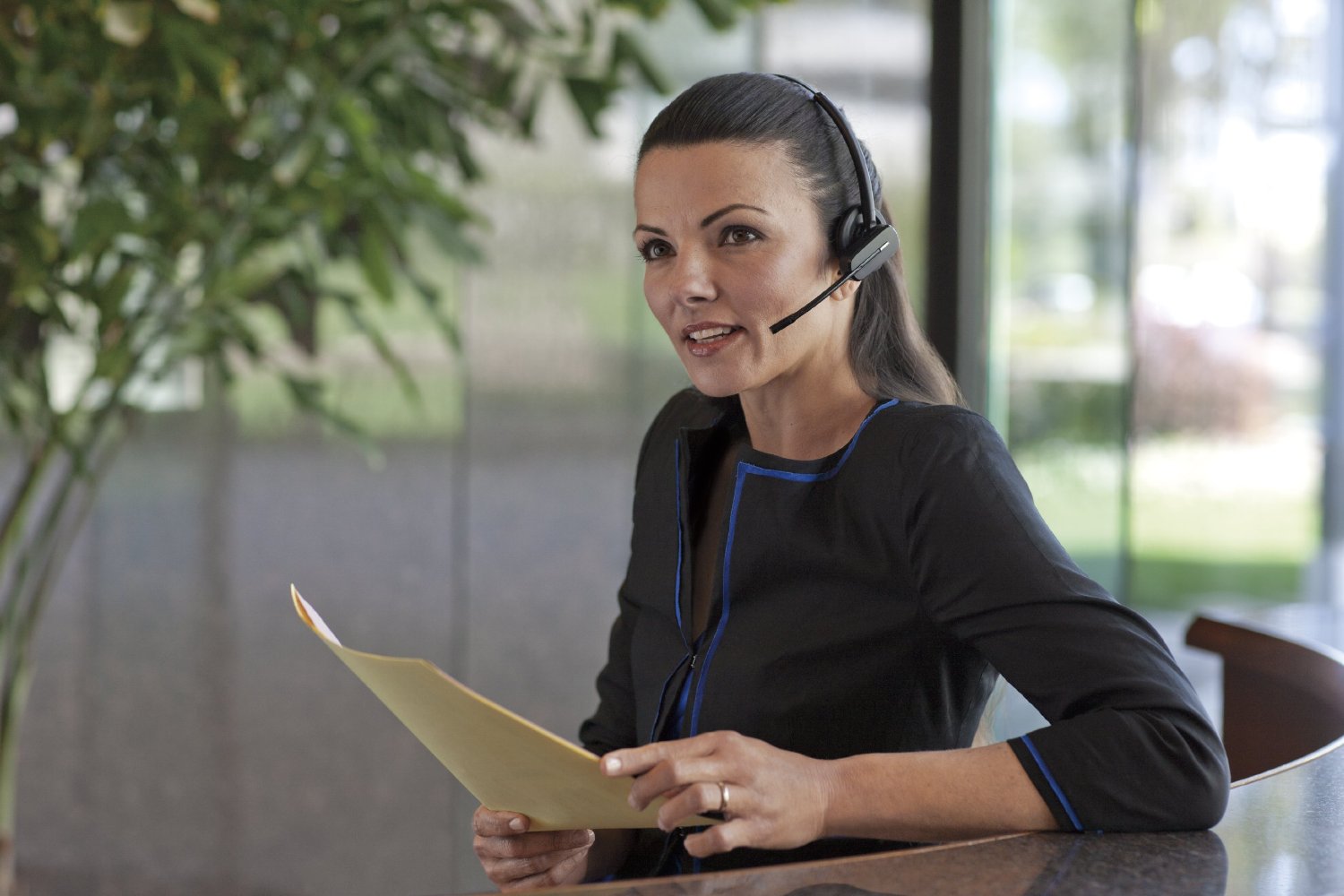 Plantronics CS540A Basis DECT-Headset