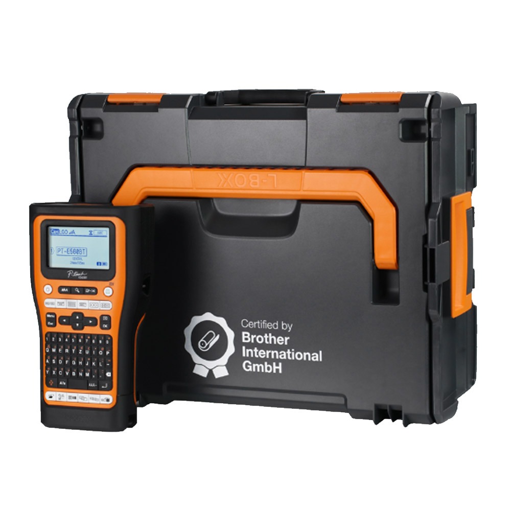 Brother PT-E560BT und L-BOXX 136 Systemkoffer mit Schaumstoffeinlage