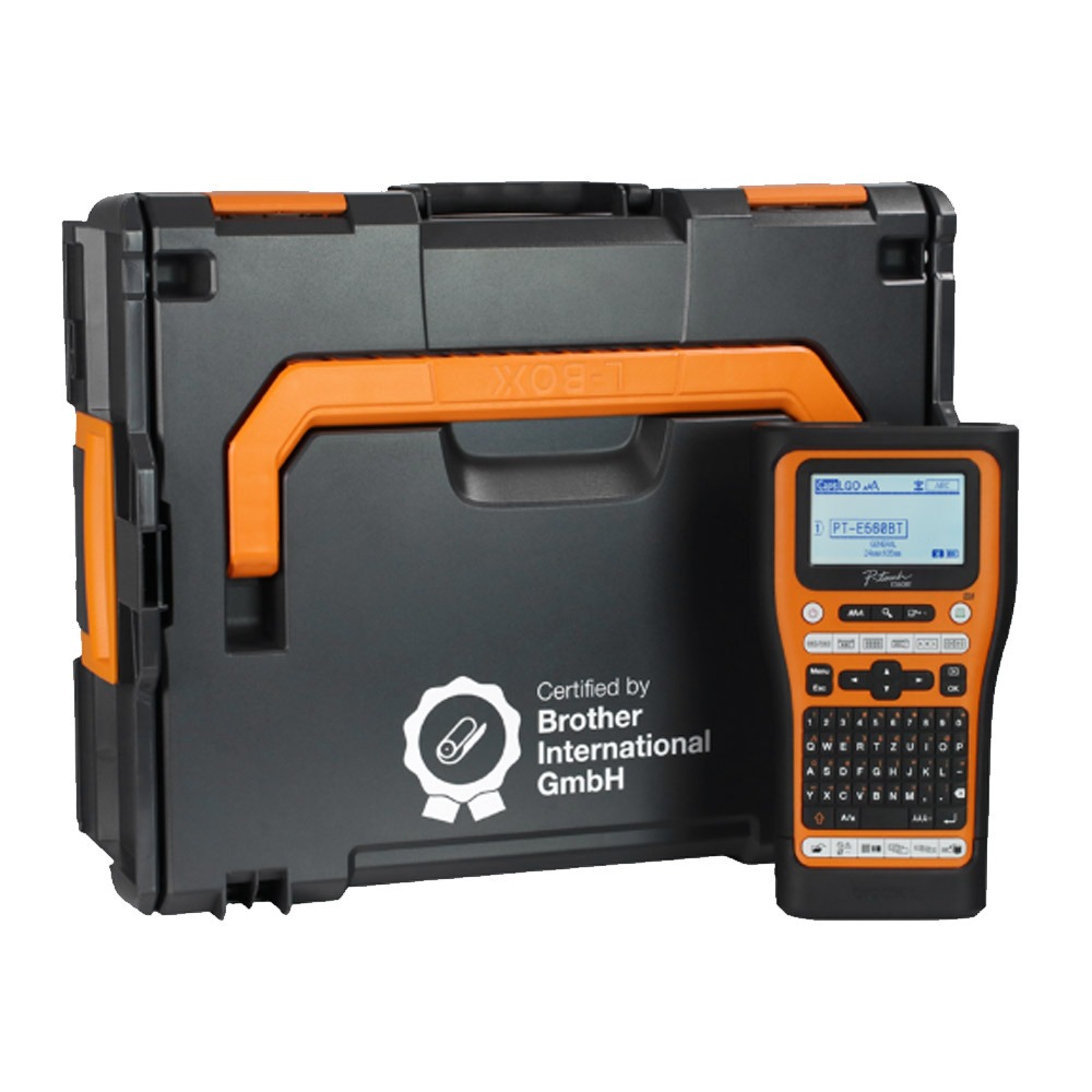 Brother PT-E560BT und L-BOXX 136 Systemkoffer mit Schaumstoffeinlage