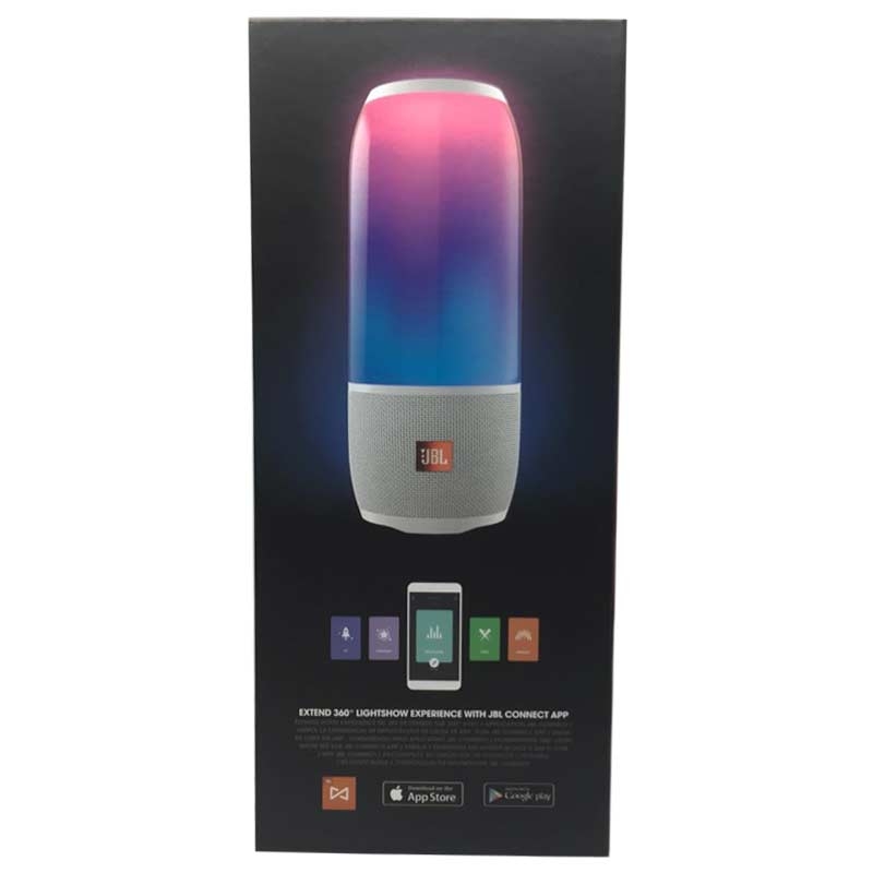 JBL Pulse 3 Tragbarer Bluetooth-Lautsprecher weiß