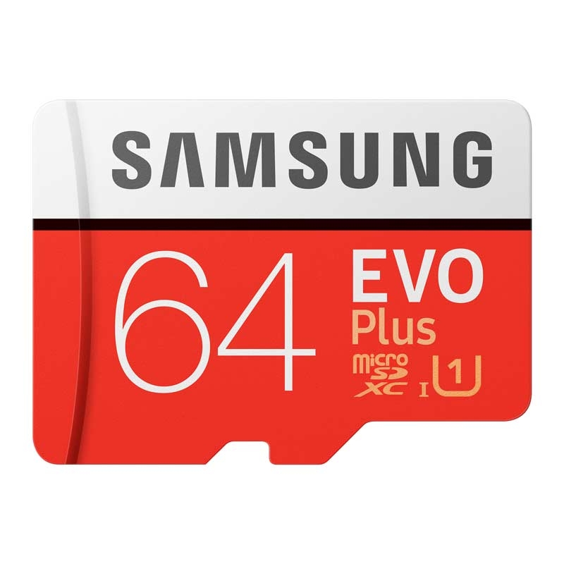 Samsung EVO Plus 64GB microSD Speicherkarte + Adapter