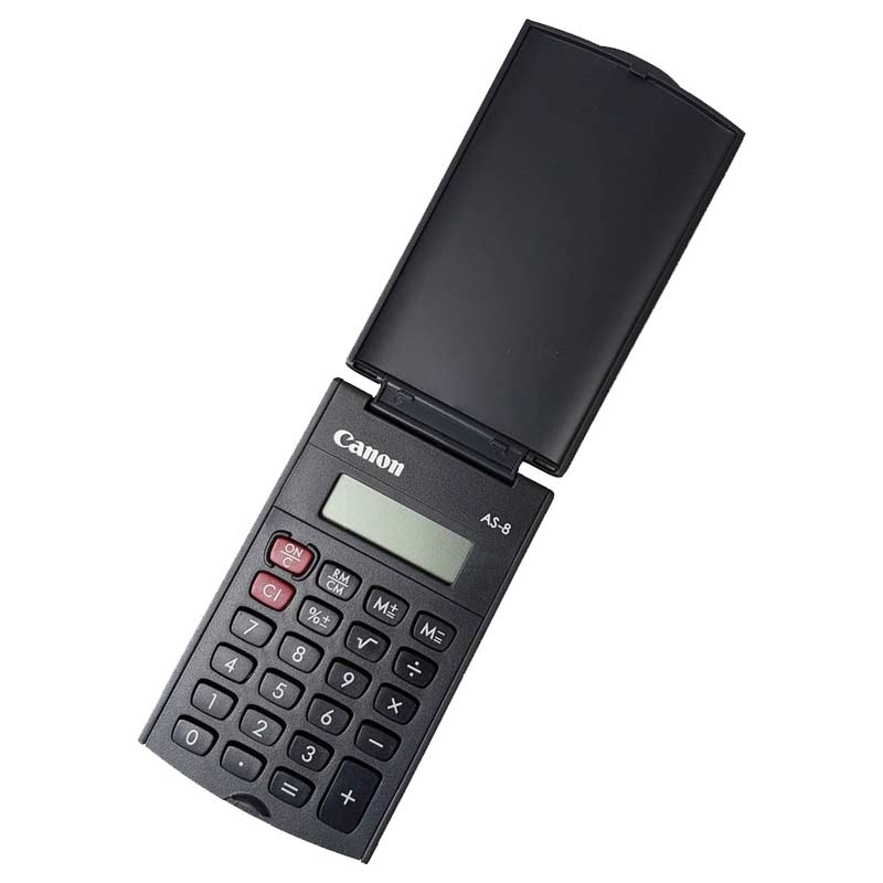 Canon AS-8 Mini Taschenrechner - schwarz