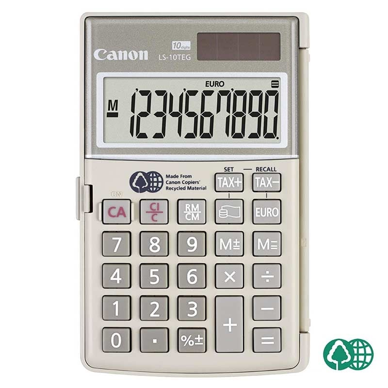 Canon LS-10TEG Taschenrechner hellgrau
