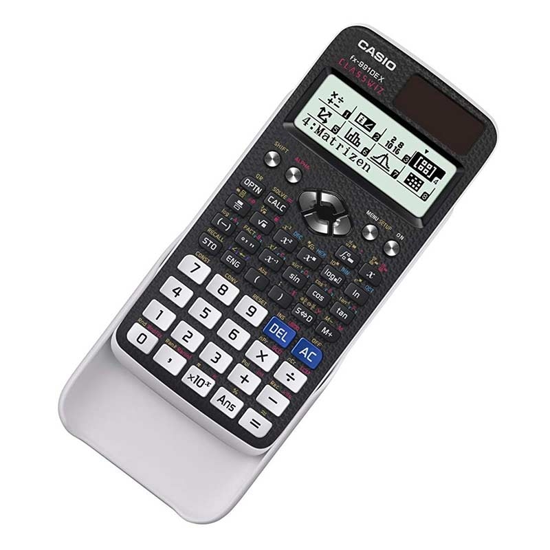 Casio FX-991DE X Wissenschaftlicher Taschenrechner 696 Funktionen - Schwarz
