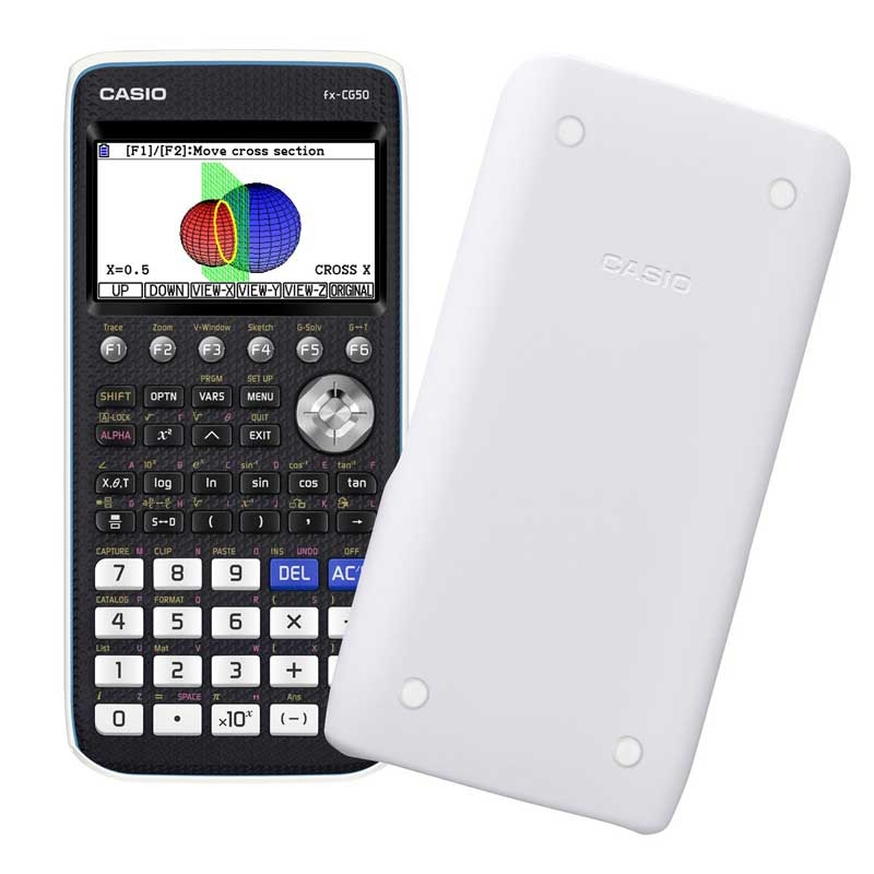 Casio FX-CG50 Grafikrechner mit Farbdisplay Komplexe Funktionen Schwarz