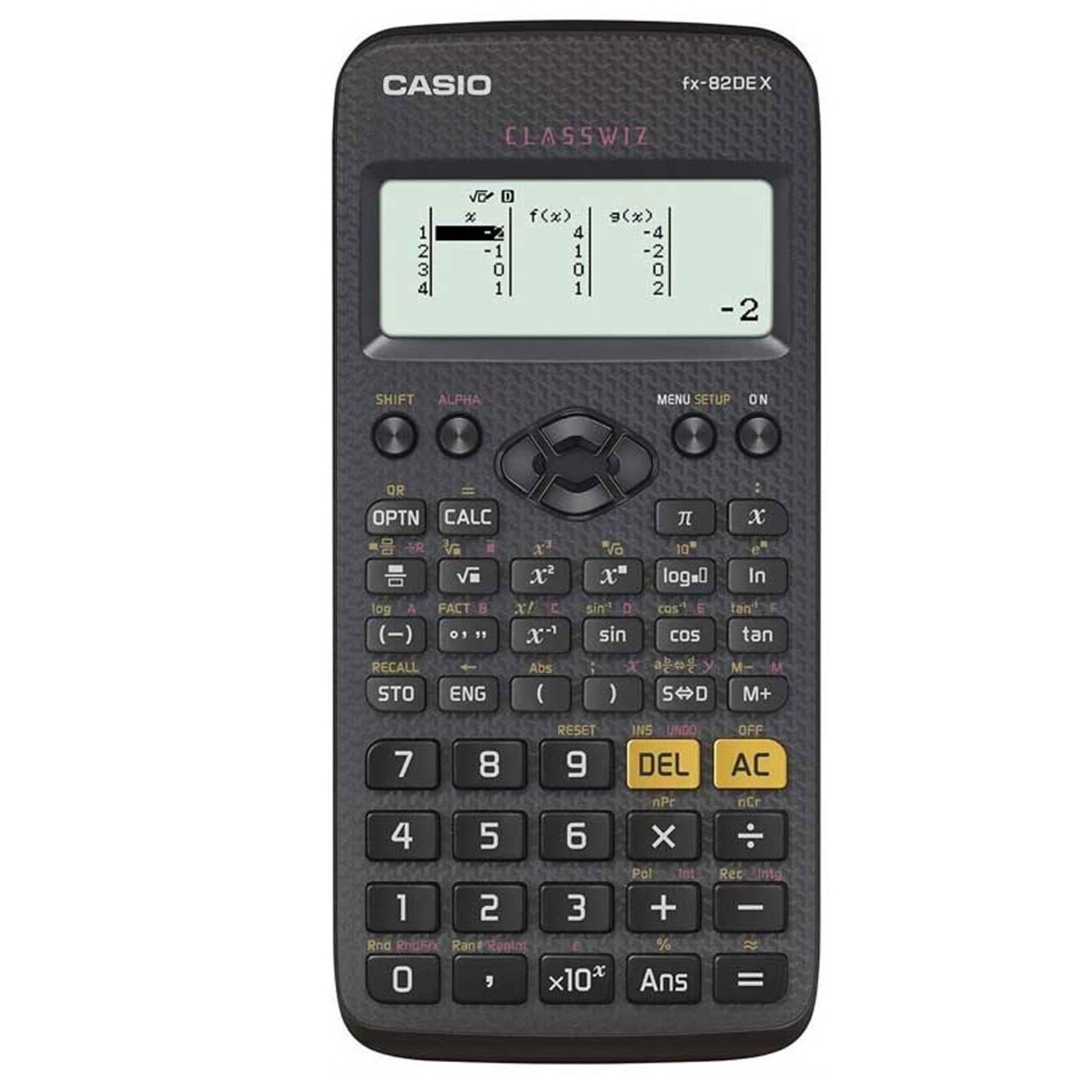 Casio FX-82DE X ClassWiz technisch-wissenschaftlicher Rechner schwarz