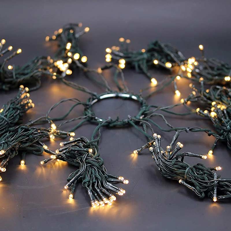 Hellum 220-tlg. LED Lichterkette Tauperlen Quick Lights