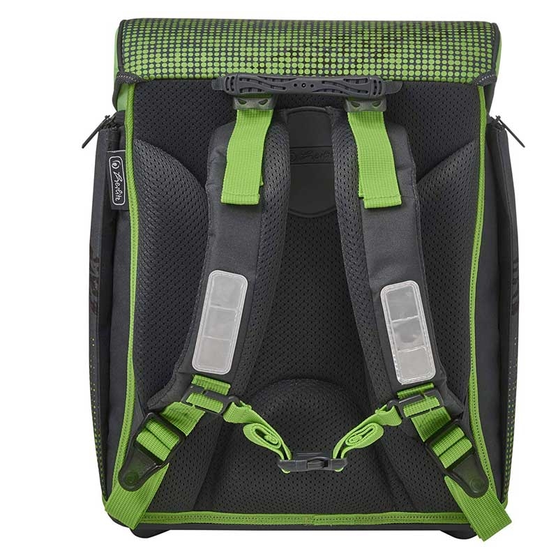 Herlitz Midi Plus Schulranzen, Grundschulranzen 16 Liter Motorcross