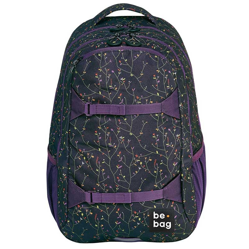 Herlitz be.bag Rucksack be.explorer, 45cm, 27 Liter, flower wall