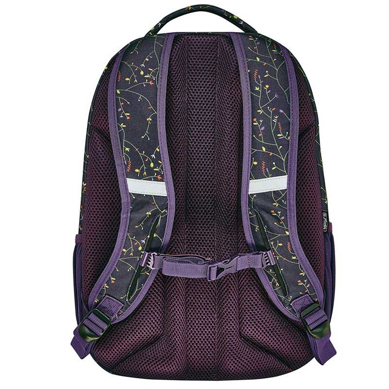 Herlitz be.bag Rucksack be.explorer, 45cm, 27 Liter, flower wall
