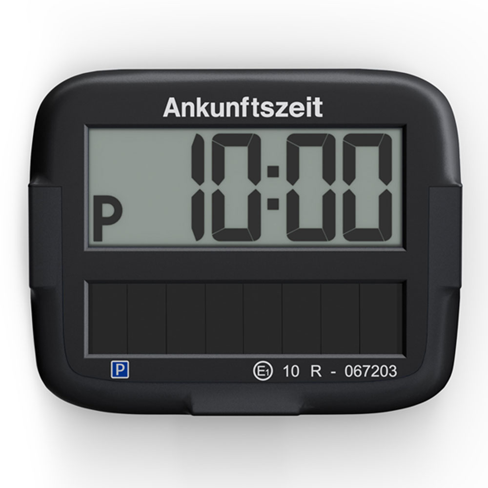 Needit Park Micro Solar elektronische Parkscheibe schwarz
