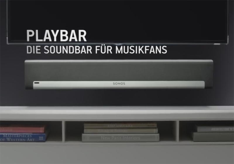 SONOS PLAYBAR Multimedia Soundbar schwarz