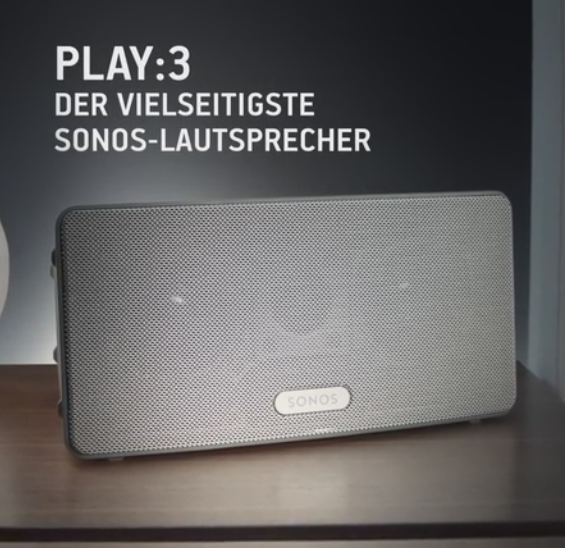 SONOS PLAY:3 Audio-Player schwarz