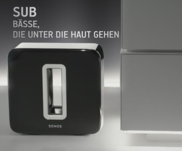SONOS SUB drahtloser Subwoofer schwarz matt