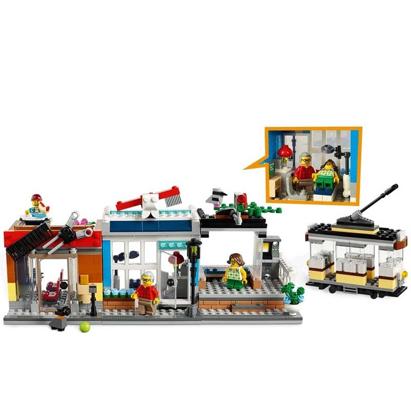 LEGO Creator 31097 Stadthaus mit Zoohandlung & Café