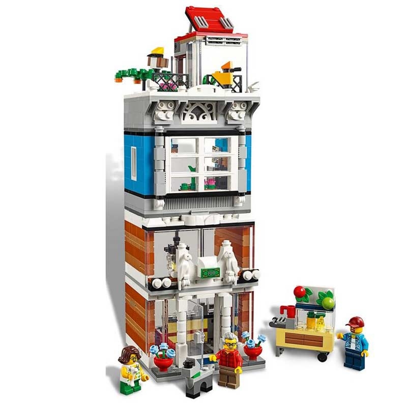 LEGO Creator 31097 Stadthaus mit Zoohandlung & Café
