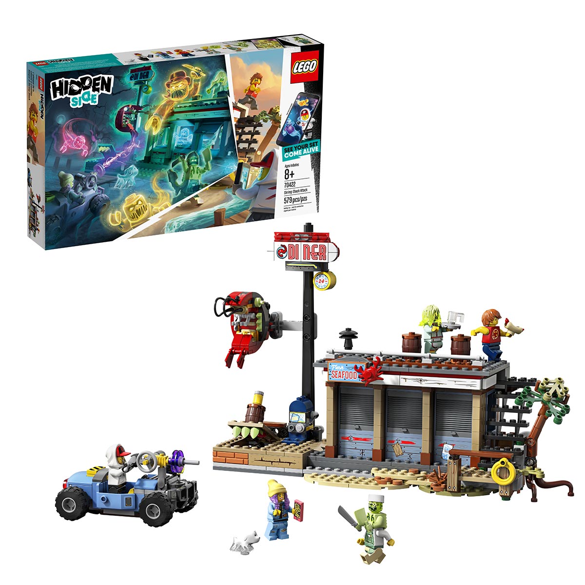 LEGO - Hidden Side - Shrimp Shack Attack 70422 (1136782)