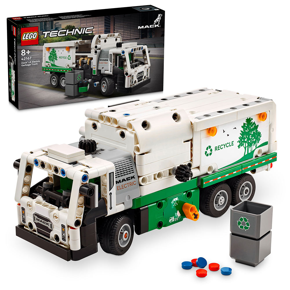LEGO Technic Mack LR Electric Müllwagen (42167)