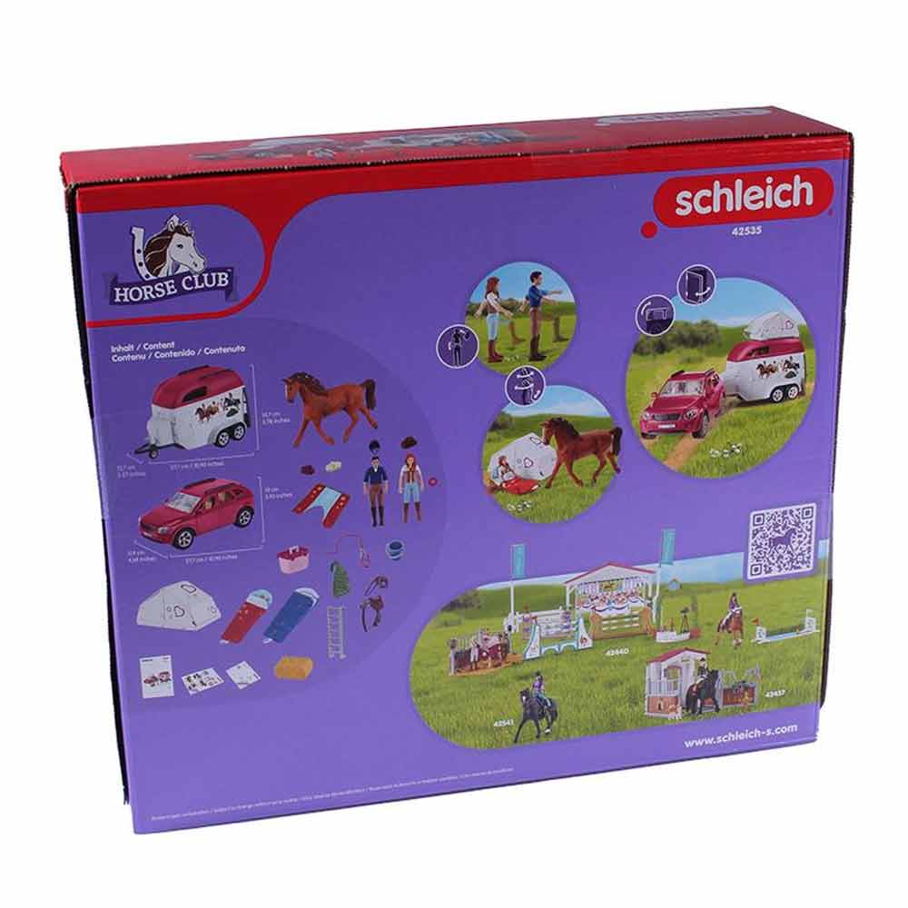 Schleich Abenteuer mit Auto und Pferdeanhänger (42535)