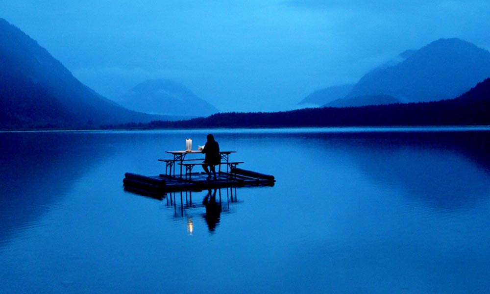 STOOL +SOL Tischleuchte kompakt, Edelstahl