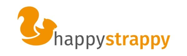 Happy Strappy Smartphone Fingerhalter gold