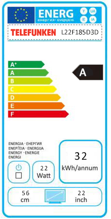 Telefunken L22F185D3D 22