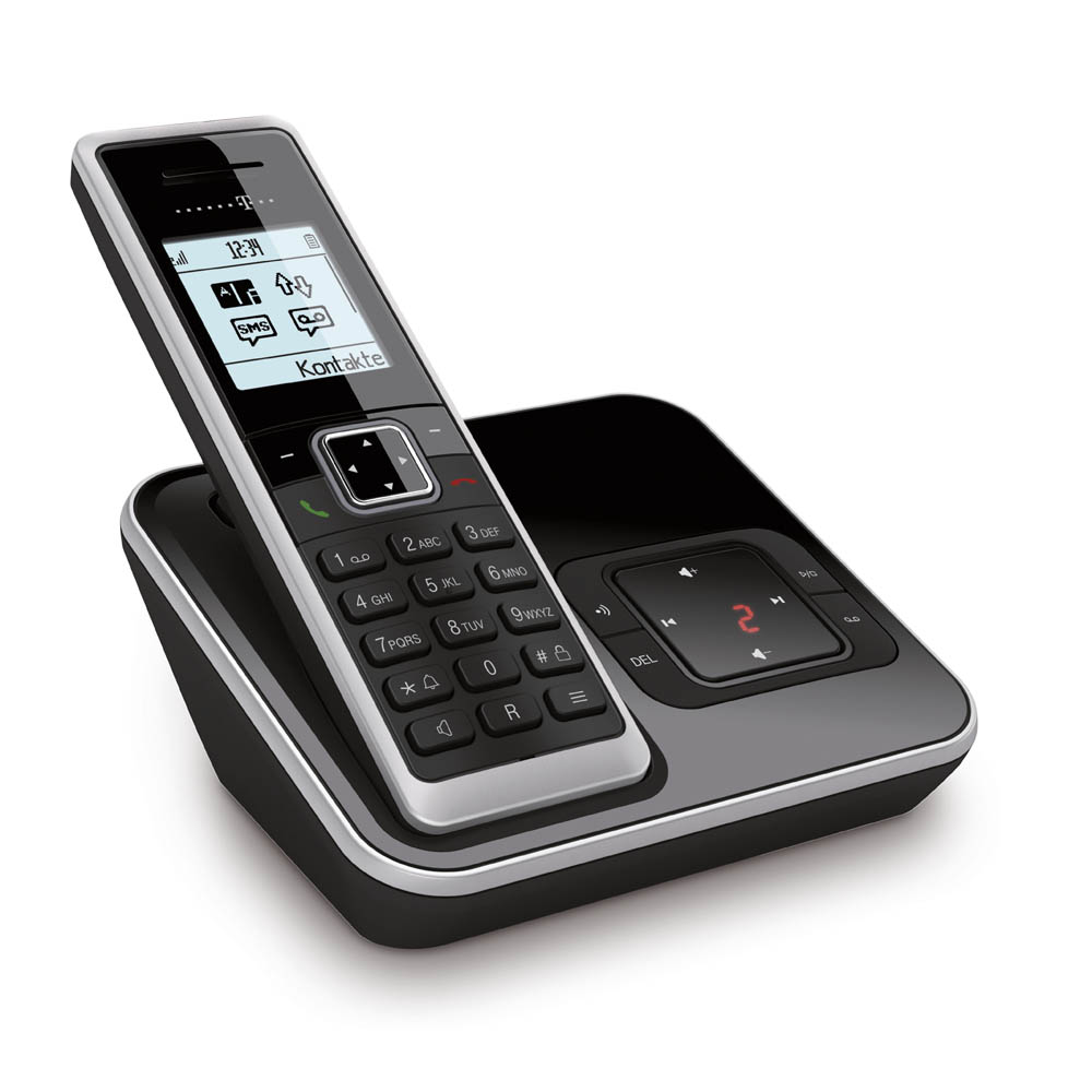 TELEKOM Sinus A 206 schwarz Schnurlostelefon