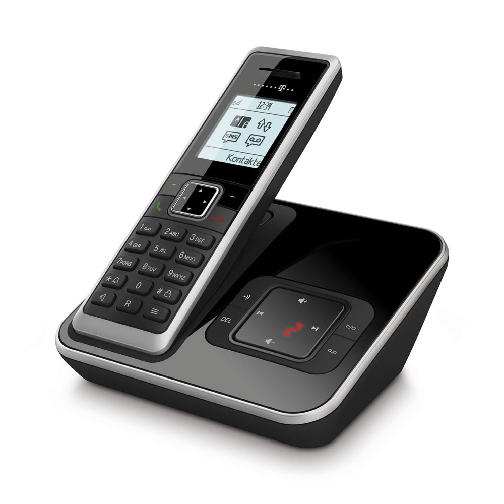 TELEKOM Sinus A 206 schwarz Schnurlostelefon