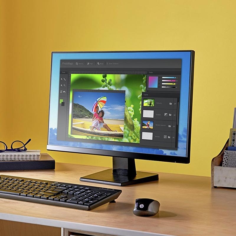 HP 27w 68,58 cm (27 Zoll) Full-HD, HDMI Monitor Schwarz