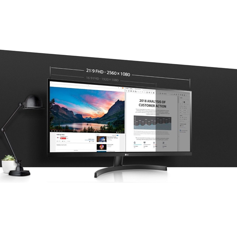 LG 29WK500 73,7cm (29 Zoll) Ultra-Wide FreeSync Gaming IPS-Monitor (2.Wahl)