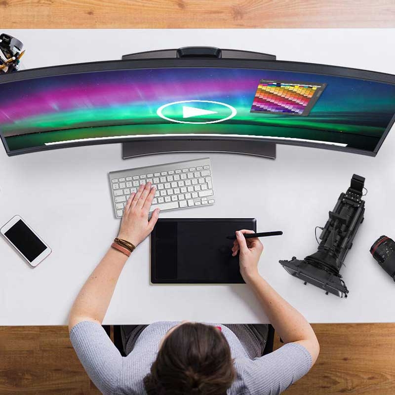 Viewsonic VP3481 86,4 cm (34 Zoll) Fotografen Monitor mit Kalibrierfunktion