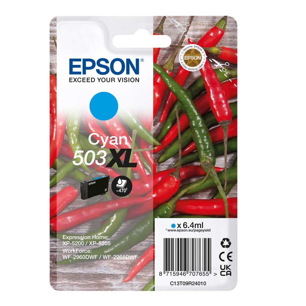 Epson 503XL Tintenpatrone cyan