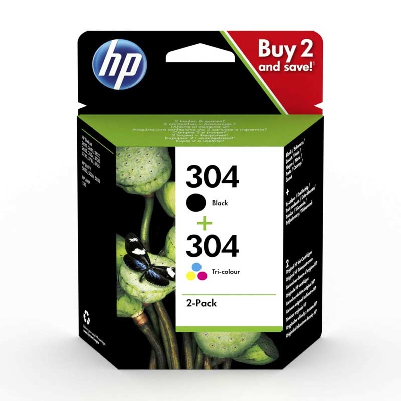 HP 304 Tinte Combo 2-Pack