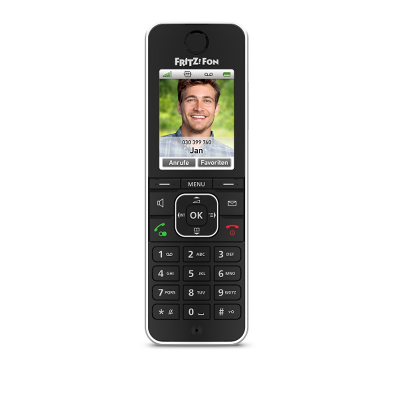 AVM FRITZ!Fon C6 Black DECT-Schnurlostelefon f. FRITZ!Box