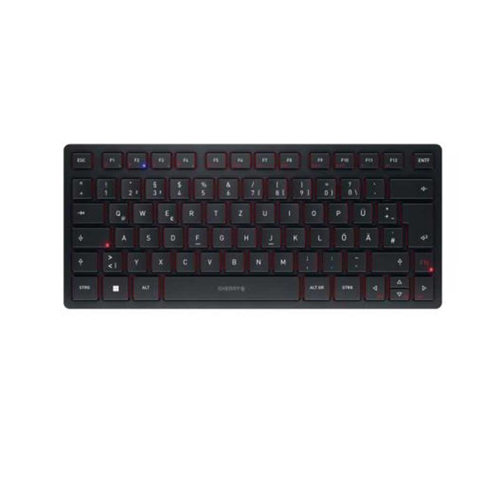 Cherry KW 9200 MINI Kompakte Multi-Device-Tastatur schwarz
