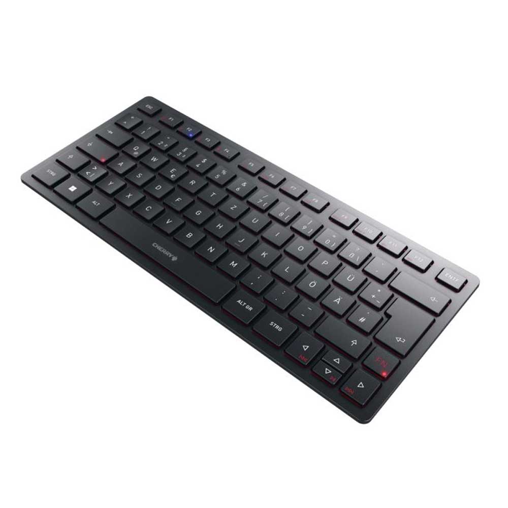 Cherry KW 9200 MINI Kompakte Multi-Device-Tastatur schwarz