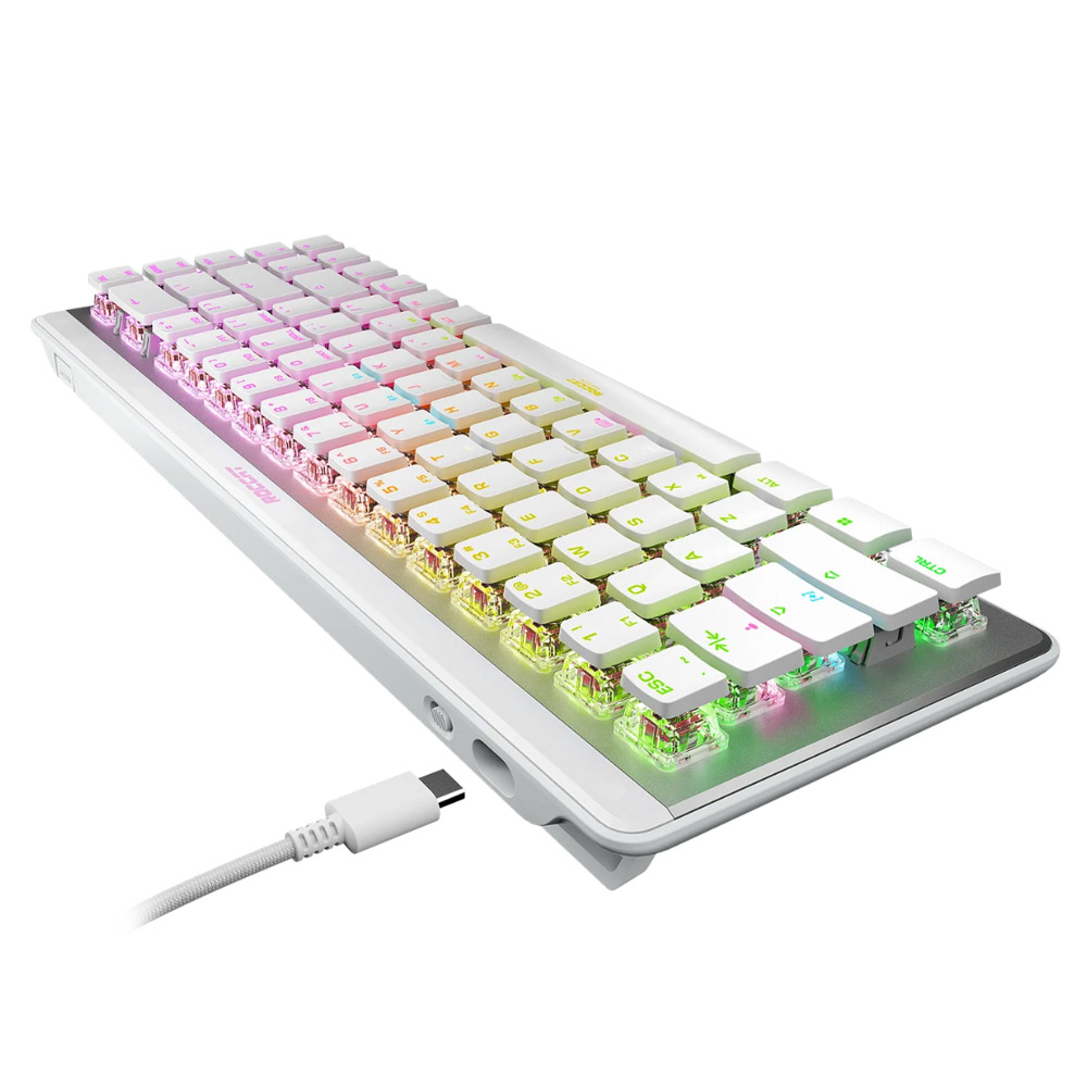 Roccat Vulcan II Mini Air 65% Gaming-Tastatur weiß