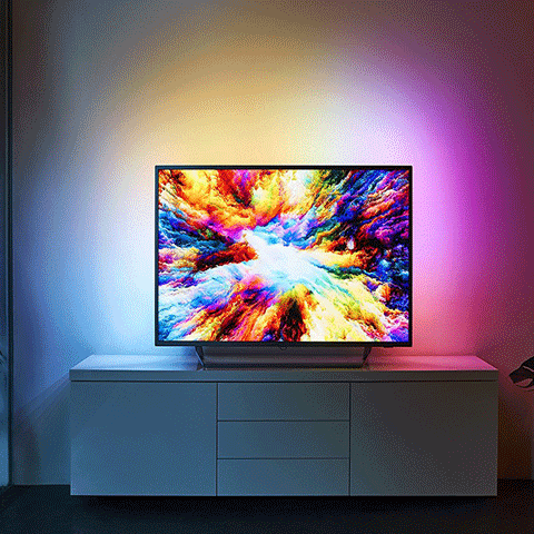 Philips 43PUS7303/12 108 cm (43 Zoll) 4K-LED Fernseher Ambilight Smart ...