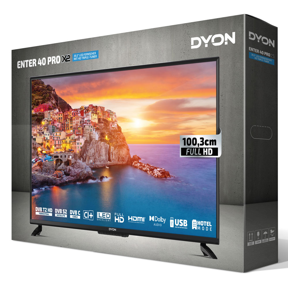 Dyon Enter 40 PRO X2 100,3cm (40 Zoll) LED-TV (Verpackung geöffnet)