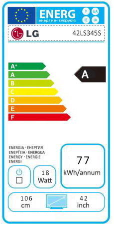 LG 42LS345S 42 Zoll LED-Fernseher