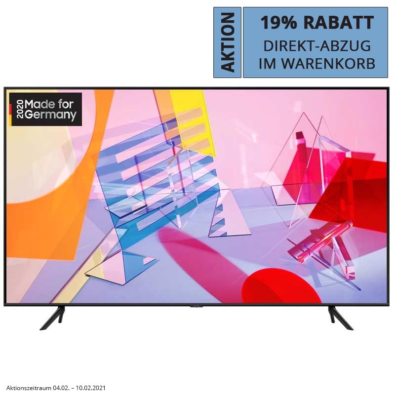 Samsung GQ75Q64TGUXZG 189cm (75 Zoll) 4K-QLED-TV