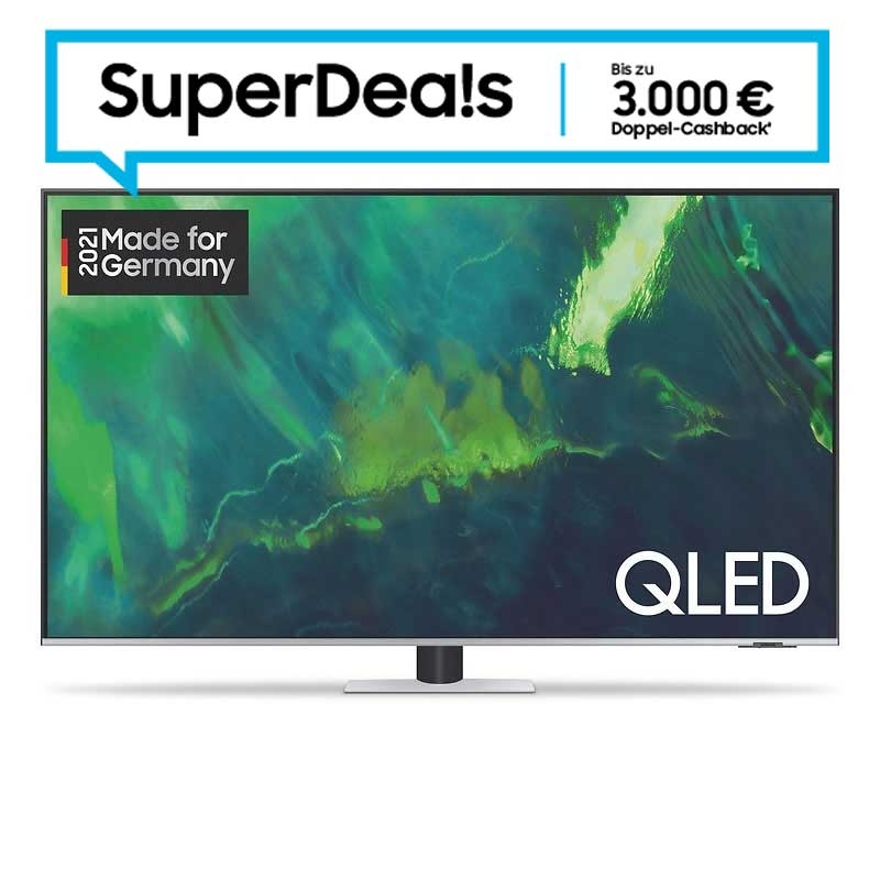 Samsung GQ55Q72AATXZG 138cm (55 Zoll) 4K-QLED-TV
