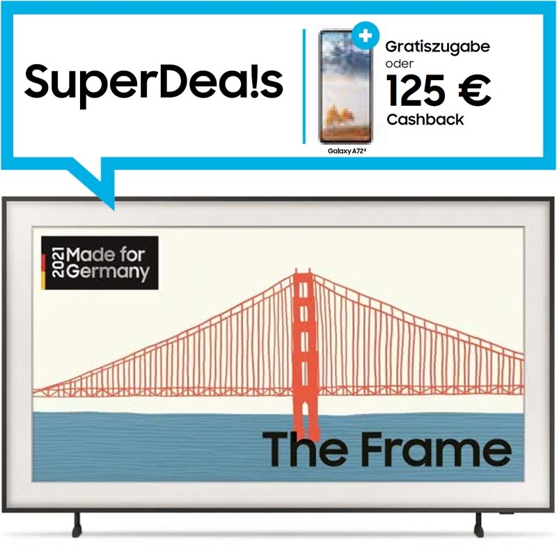 Samsung GQ55LS03AAUXZG 138cm (55 Zoll) 4K-QLED-TV